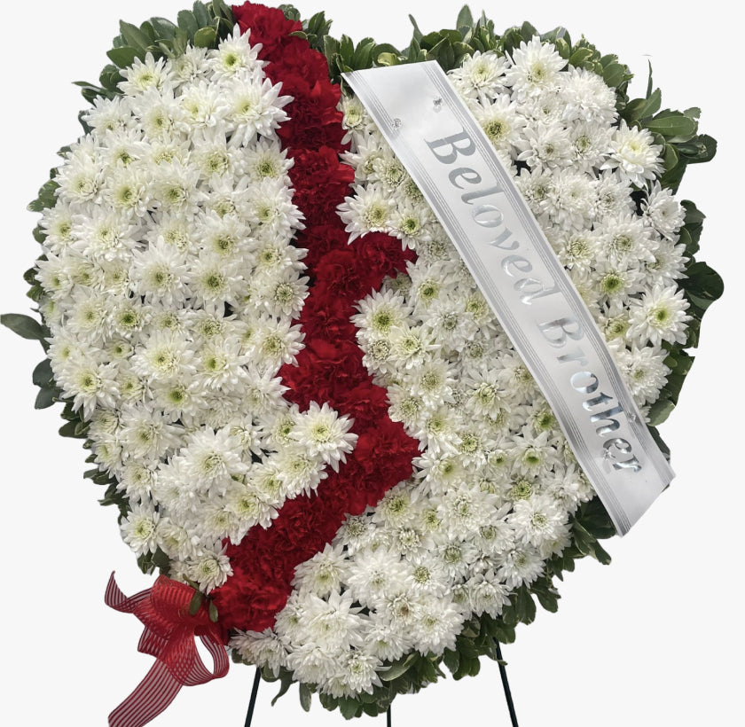 24" Full ‘Broken’ Heart-GAB005H