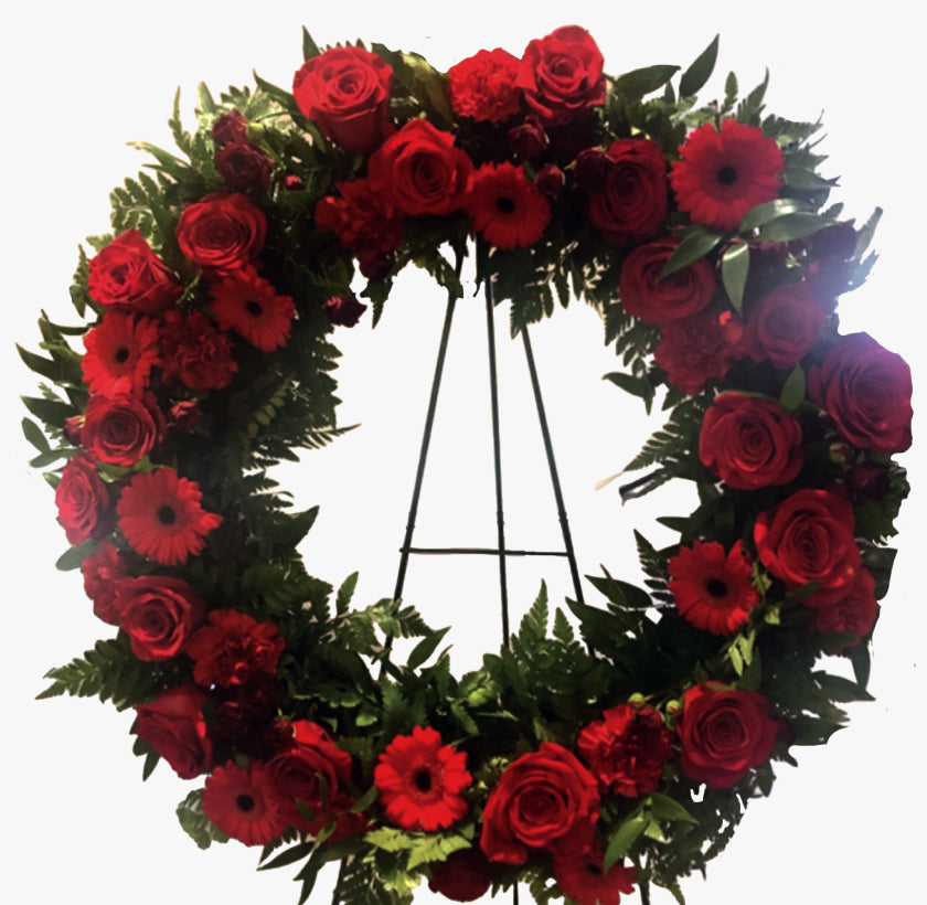 22” Round Wreath-GAB003W