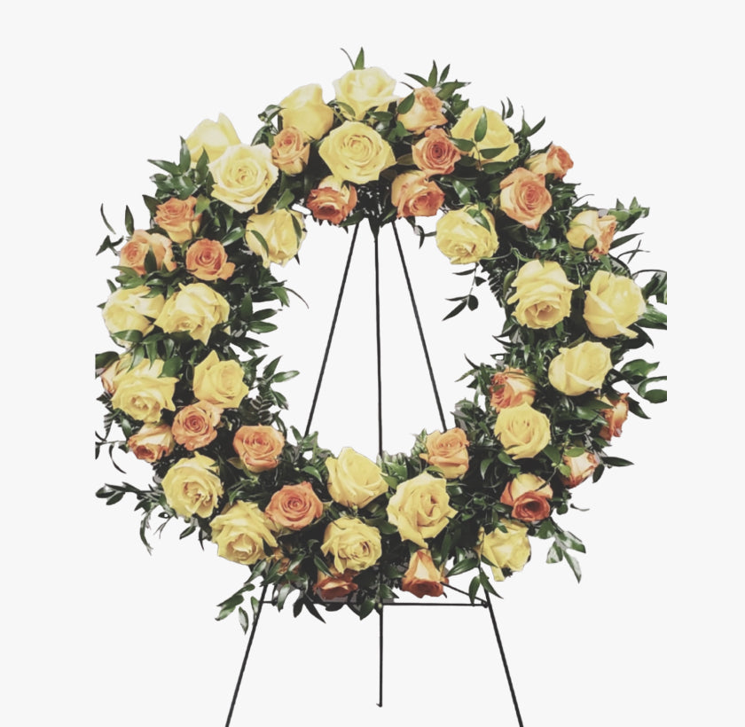 24” Round Wreath-GAB002W
