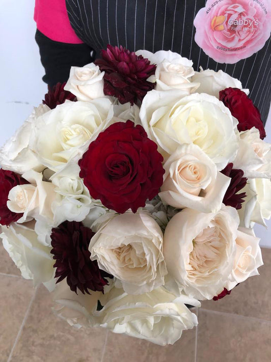 HAND TIED BRIDAL BOUQUETS-GB0214