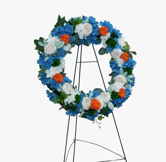 24" Round wreath-GB0145