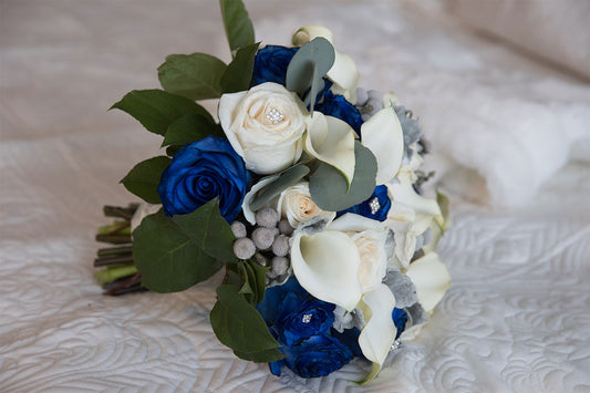 HAND TIED BRIDAL BOUQUETS-GB0207